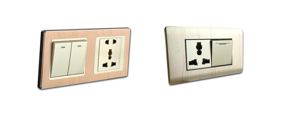 插座、開關(guān)鋁面板